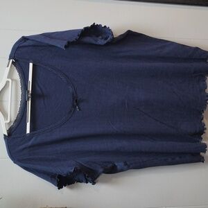 Torrid Lace Trim Fitted Scoop Neck Tee